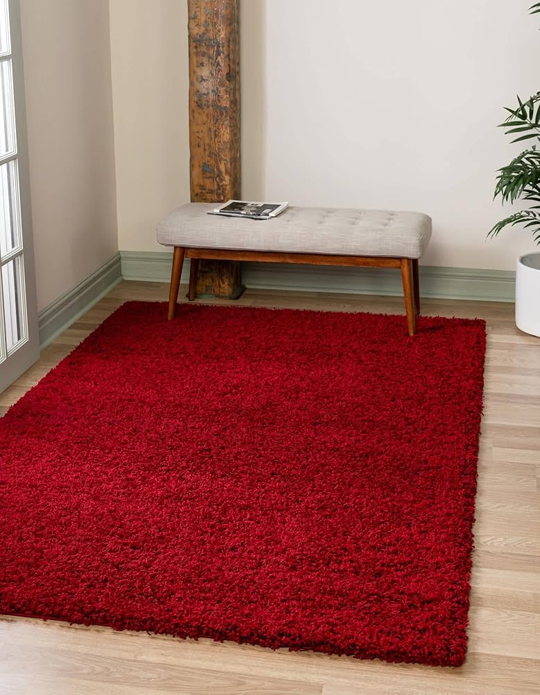 Amazon.com: Unique Loom Solid Shag Collection Area Rug (9' x
